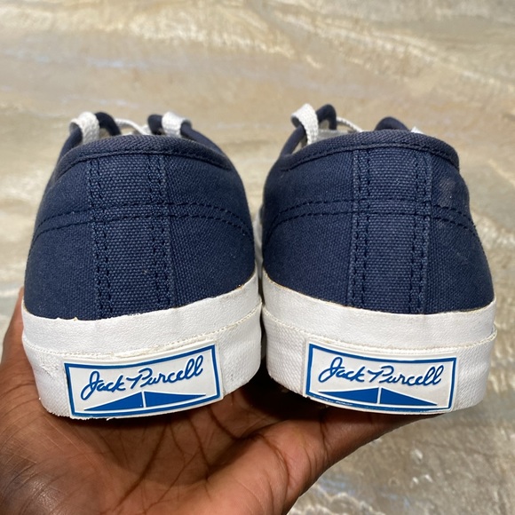 Converse Jack Purcell Low Tops Lace Blue Vintage Sneakers Women’s 7.5 / Men’s 6 - Picture 7 of 17